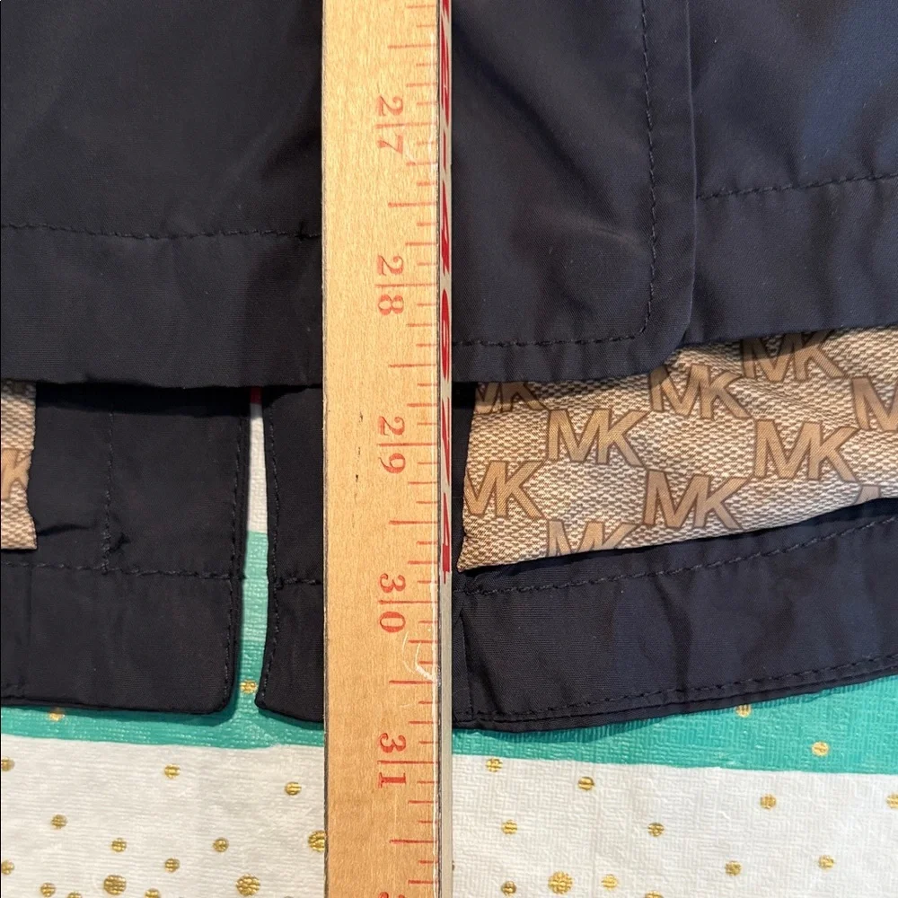 Michael Kors | Fly Front Anorak Rain Jacket | Navy | Large